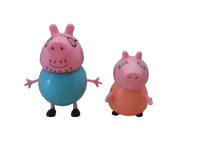 Peppa Pig Figures Mum And Dad. • £6.99