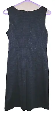 Merona Sleeveless Dress Women's Medium Black & Gray Houndstooth Sheath  NWT • $12.97