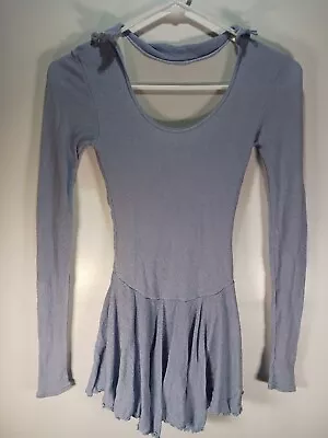 Skating Dress Mondor #29109 - Blue Ice Thin Lightweight  • $27