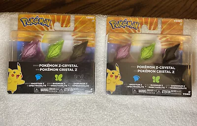 $39.95 • Buy Pokémon Z-Crystals (2) 3-Packs Of Ghostium-Z, Buginium-Z, And Darkinium-Z ~ NEW