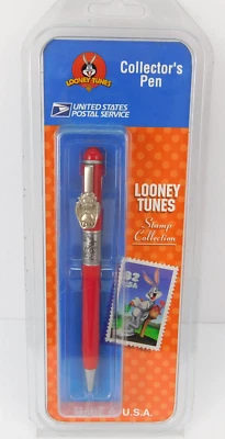 $13.95 • Buy Looney Tunes Tazmanian Devil Ink Pen  By Stylus 1997 USPS Collectors Pen USA NIP