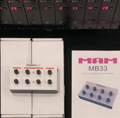 $521.55 • Buy MAM MB33 Retro Analogue Synth TB-303 Clone Preassembled
