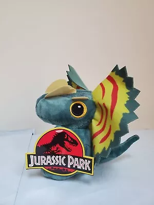 Jurassic Park World 2022 Movie Plush Dilophosaurus Dinosaur 6” Soft Dominion NEW • $14.89