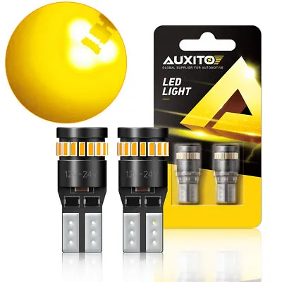 Canbus LED Light Bulbs 168 192 194 T10 Amber 3000K Error Free Front Side Marker • $8.99