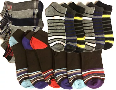 6 Pairs Mens Women Trainer Liner Ankle Socks Funky Designs Adults Sports 6-11 • $8.46