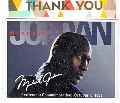 Michael Jordan The Legend Continues Retirement Commemorative Foil TestRun 1/3000 • $38