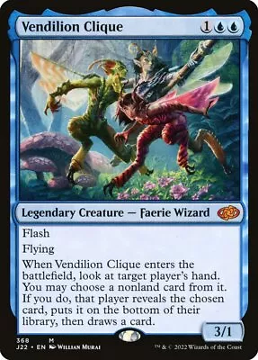 MTG Vendilion Clique Jumpstart 2022 368 Regular Mythic • $4.99