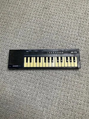 Casio PT-1 Mini Keyboard Synthesizer Vintage VERY RARE BLACK COLOR Instrument • $28