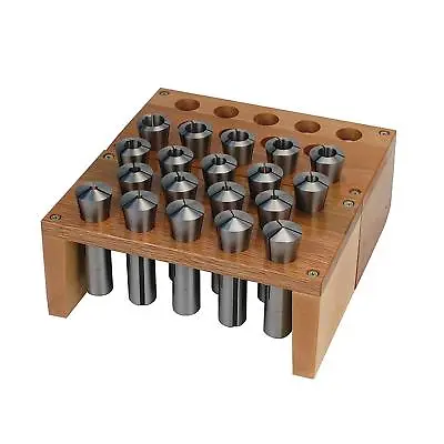 Jet 19-piece Milling Machine Metric Size R-8 Collet Set 650135 R8 Collets • $79