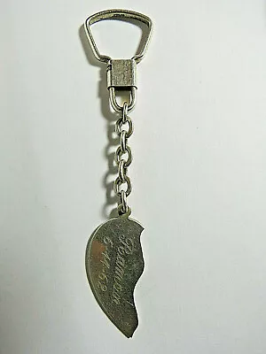 Vintage Wayne Half Heart Split Key Chain Sterling Silver  Ramon  Pendant • $44.95