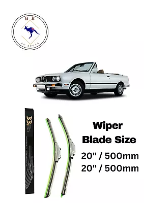 Wiper Blades For Bmw 3 Series 1982-1992 (e30) Convertible • $27.02