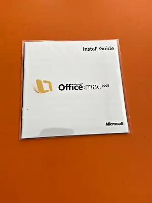 Microsoft Office MAC 2008 NEW Will NOT Work With Ventura Monterey Or Big Sur • $49.70