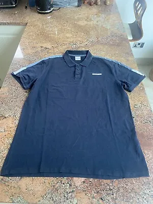 Mens 2XL Jack & Jones Blue Polo Top Shirt  • £3.99