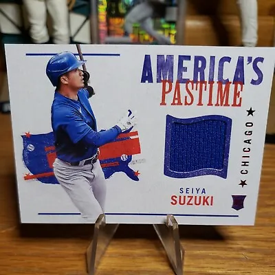 $1 • Buy 2022 Chronicles Seiya Suzuki America's Pastime Patch Red Cubs