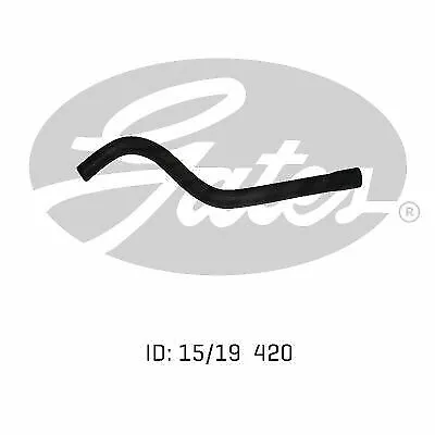 Heater Hose GATES 02-0011 For HOLDEN CAMIRA JD 1.8 SPFi 02/86-03/87 63kW-1796c • $12.46