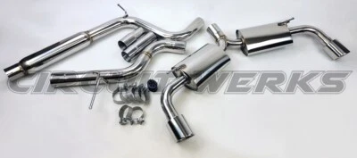 $479.95 • Buy Volkswagen MK8 GTI Golf Catback Polished Exhaust System VW 2022-2024