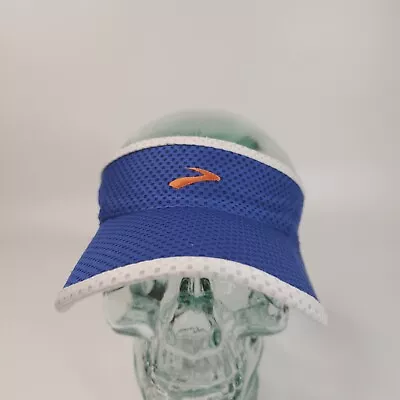 Vintage Brooks Running Mens Hat Visor Blue Adjustable Strapback  • $18.75