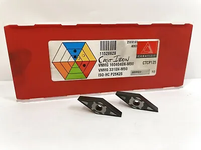 CERATIZIT VNMG 331EN-M50 VNMG 160404EN-M50 New Carbide Inserts Gr CTCP125 10pcs • $49.95