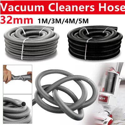 1m/3m/4m/5m HOSE Vacuum Cleaner Extra Long Pipe 32mm Inner Diameter Universal • $14.50