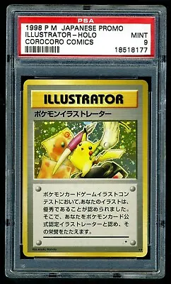 The Holy Grail: Pikachu Illustrator Psa 9 Mint - Most Valuable Pokemon Card! • $4000000