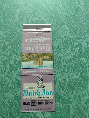 Vintage Matchbook Ephemera Collectible A25 Lake Buena Vista Disney World Dutch • $39.99