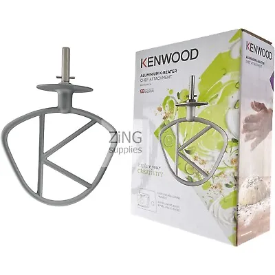 Genuine Kenwood CHEF Mixer Aluminium K Beater Attachment (NO CIRCLIP) AW20011064 • £15.95