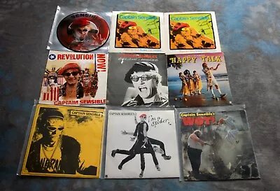 Various Captain Sensible 7 Inch Vinyl Singles • £62