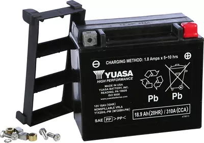 Yuasa Factory Activated AGM Battery YTX20HL-PW Yamaha WaveBlaster 760 96-97 • $259.77