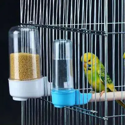 £5.06 • Buy Birds Feeder Water Drinker Automatic Bird Feeder For Cage Budgie Finch Cockatiel