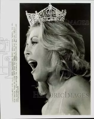 1978 Press Photo Miss America Kylene Barker Walks Down Runway Atlantic City NJ • $24.88
