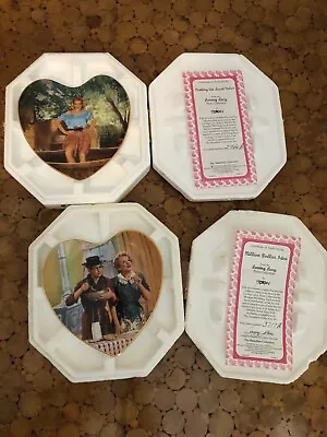  I Love Lucy Heart Plates Hamilton Collection Limited Edition - Set Of 2 W/COA • $39.99