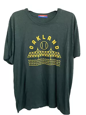 Oakland Baseball T-Shirt - A's Athletics Bay Bridge Tee Culk Brand New No Tags  • $24.99