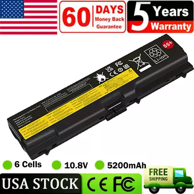 5200mAh SL410 Battery For Lenovo Thinkpad T410 T420 T510 T520 W510 W520 SL510 • $11.45