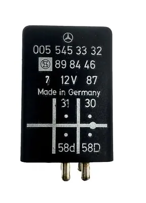 86-91 Mercedes W126 420sel Dash Instrument Cluster Light Relay 0055453332 Oem 👍 • $49
