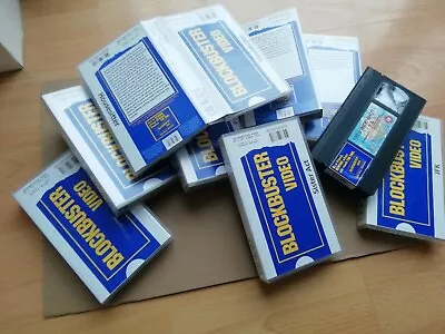 Custom Blockbuster Rental Vhs Cover Video Tape Included Various Movies Available • $10.09