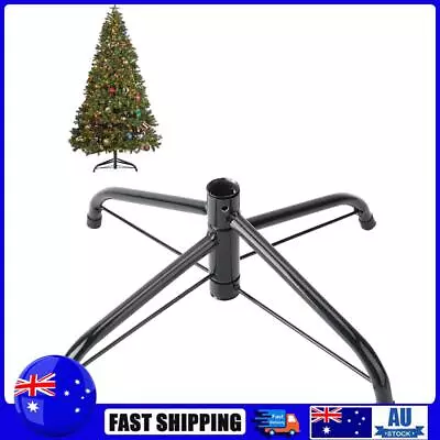 Christmas Tree Base Stand Iron Foldable Xmas Trees Bottom Support Frame (40cm) • $11.29