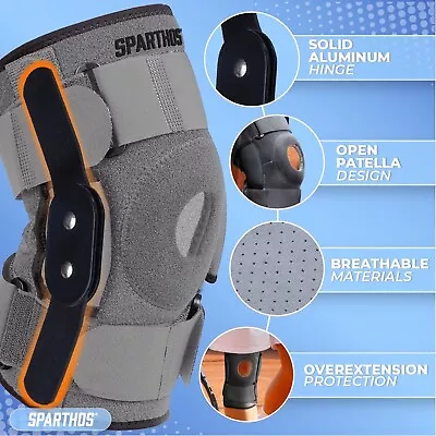 Sparthos Knee Brace - Relieves ACL/MCL/Meniscus Tear/Arthritis/Tendonitis Size M • $22.95