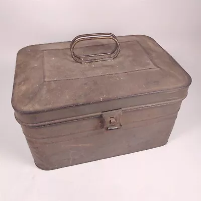 $49.99 • Buy ✅ Vintage Lehigh Valley Railroad RR Black Diamond Tin Metal Storage/Lunch Box