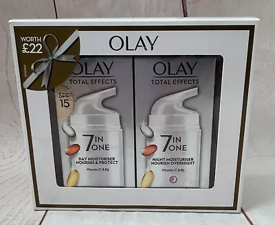 Olay Total Effects 7 In 1 Nourish  Protect Day Night Moisturiser Overnight 37ml • £16.95