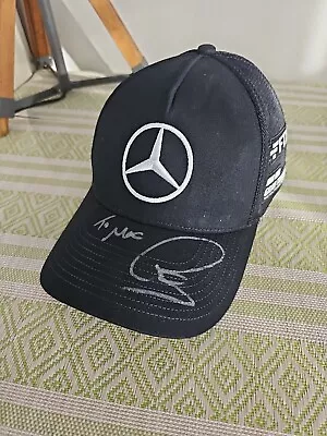 Lewis Hamilton Signed Mercedes AMG Hat • £80