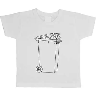 'Wheelie Bin' Children's / Kid's Cotton T-Shirts (TS035242) • $12.76