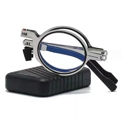 £4.50 • Buy Men Ultra Light Titanium Material Screwless Foldable Anti-Blue Reading Glasses