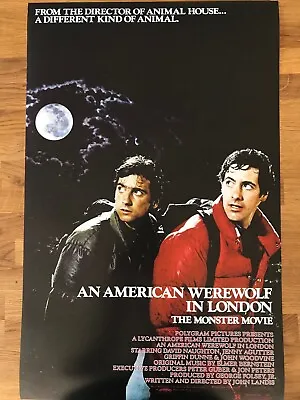 £3.99 • Buy Movie Poster An American Werewolf In London 43cm X 66cm (bit Bigger Than A2)
