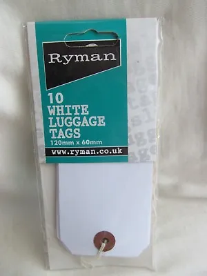 Ryman Vintage Inspired Luggage Tags Labels Pre-strung Gift Label Crafts Wedding  • £2.25