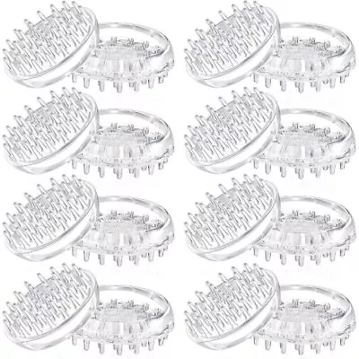 £4.04 • Buy 16 Pcs Spiked Caster Cups Clear Chair Leg Covers Carpet Protectors  Sofas
