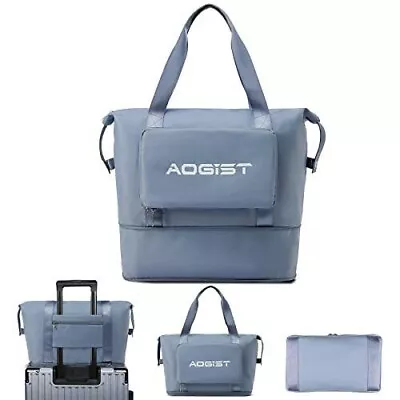 Weekender Bag For Women Heavy Duty Travel Tote Bag Sports Gym Bag Foldable Ca... • $23.49