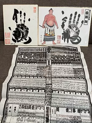 £150.81 • Buy Hakuho 69th Yokozuna Sumo Wrestler Original TEGATA Hand Stamp Autograph Program