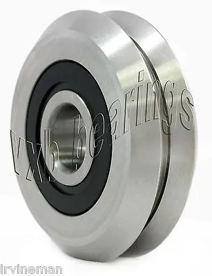 RM2-2RS 3/8  V Guide Way CNC Rubber Sealed V W Groove Ball Bearings Vgroove 375 • $5.55