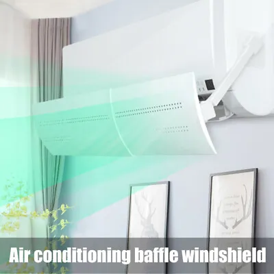 $26.12 • Buy Telescopic Air Conditioner Wind Shield Wall-mounted Anti Direct  Blow Baffle