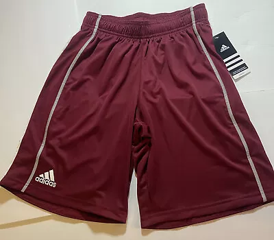 $51.08 • Buy Adidas Mens Utility Short Without Pockets XS Burgundy-White